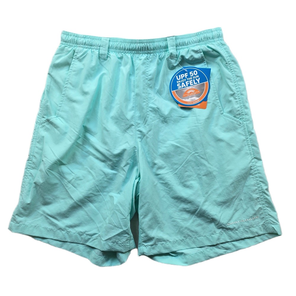 Columbia Swim Trunks Mens‎ Small Blue Nylon Backcast III Water Shorts PFG NEW